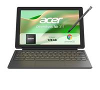 Acer Chromebook Tab 311 CW311-3HN, Tablet 11" WUXGA IPS (1920x1200, MediaTek MT8186, 4GB RAM, 128GB, Bluetooth, USB-C, Wi-Fi, Cámara Frontal y Trasera, ChromeOS) Gris + Funda Portfolio Teclado y Lápiz