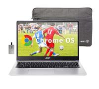 Acer Chromebook visualización IPS Full HD de 15.6 pulgadas, Intel Celeron N4500, 4GB LPDDR4 RAM, 64GB eMMC, Intel UHD Graphics, teclado numérico, WiFi 6, cámara web HD, cromado OS, plata pura, tarjeta