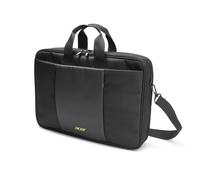 Acer Clamshell Bag Premium 15.6 - Bolsa para portátil de hasta 15,6 Pulgadas, Compartimento Acolchado, Bolsillos Laterales, Impermeable, para Ordenador portátil, Color Negro