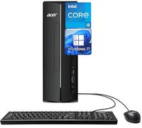 acer Computadora de escritorio SFF 2025 Intel Core i5-13400 (Beats i7-11700), 16 GB de RAM, 512 GB SSD, Intel UHD Graphics 730, Wi-Fi, 2 monitores compatibles con 4K, teclado y mouse, Bluetooth, RJ45