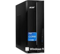acer Computadora de escritorio SFF 2025 Intel Core i7-14700K (Beats i9-12900K), 32 GB de RAM, SSD PCIe de 1 TB, gráficos Intel UHD 730, Wi-Fi, soporte de 2 monitores 4K, teclado y mouse, Bluetooth