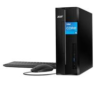 acer Computadora de escritorio SFF 2025 Intel Core i7-14700K (Beats i9-12900K), 32 GB de RAM, SSD PCIe de 2 TB, Intel UHD Graphics 730, Wi-Fi, soporte de 2 monitores 4K, teclado y mouse, Bluetooth