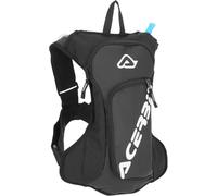 Acerbis Acqua Logo 5L Zaino di idratazione, Nero/Bianco, Unica Taglia