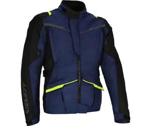 Acer E X-Travel Waterproof Chaqueta Textil Moto, Azul/Amarillo, Talla S