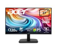Acer EK271GBIF, Monitor 27" Full HD 120 Hz (1920x1080, 16:9, 250 Nits, Tiempo de Respuesta 1 m/s (VRB), 1xVGA/1xHDMI 1.4) , Monitor PC, Color Negro