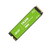 Acer FA200 M.2 2280 SSD 2TB: PCIe 4.0 NVMe Gen4x4 con HMB y SLC, velocidad de lectura de hasta 7200 MB/s, unidad interna de estado sólido para laptop, PC de escritorio y compatible con PS5