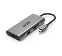acer 7-in-1 Mini Dock (Silber, HDMI, USB-A, USB-C)