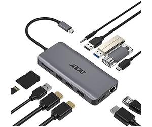 Acer hp.dscab.009 base para portátil y replicador de puertos alámbri