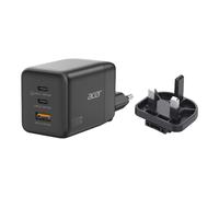 Acer Cargador Universal HP.DSCAB.019 GaN 100W 2x USB-C 1x USB-A PD 3.0 Carga rápida Negro