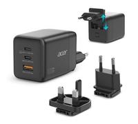 Acer HP.DSCAB.019 Caricabatterie per dispositivi mobili Universale Nero AC Ricarica rapida Interno (ACER GAN CHARGER - USB-C USB-A 100W)