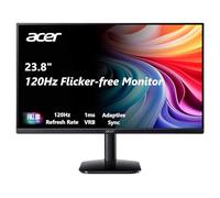 Acer KB242Y G0bi 23.8 IPS Full HD (1920 x 1080) Zero-Frame Gaming Office Monitor | Adaptive-Sync Support (FreeSync Compatible) | Up to 120Hz Refresh | 1ms (VRB) | sRGB 99% | Tilt | HDMI & VGA Ports