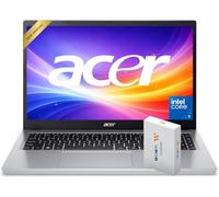 acer Laptop Aspire Go 15 • Pantalla Full HD de 15.6 pulgadas • Intel Core 3 N355 de última generación (8 núcleos, hasta 3.9 GHz) • DDR5 de 16 GB • SSD de 1 TB • Llave Copilot AI • Microsoft Office