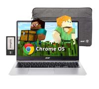 acer Laptop Chromebook 315, pantalla HD de 15.6 pulgadas, Intel Pentium N6000, 4 GB LPDDR4X, 288 GB de almacenamiento (eMMC de 128 GB + juego de estación de acoplamiento de 160 GB), Num Pad, Wi-Fi 6