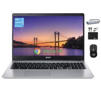 Acer Laptop Chromebook 315 para estudiantes de negocios 2024, pantalla HD de 15.6 pulgadas, Intel Celeron N4020, 4 GB de RAM, 192 GB de almacenamiento (eMMC de 64 GB + tarjeta de 128 GB), WiFi,