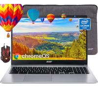 acer Laptop Chromebook 315 para negocios de estudiantes, pantalla HD de 15.6 pulgadas, Intel Celeron N4020 (hasta 2.8 GHz), 4 GB de RAM, 64 GB eMMC, gráficos Intel UHD, duración de la batería de 12.5