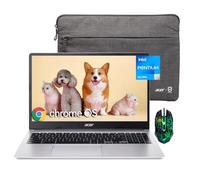 acer Laptop Chromebook 315 para negocios, pantalla HD de 15.6 pulgadas, Intel Pentium N6000 (hasta 3.3 GHz), 4 GB de RAM 128 GB eMMC, gráficos Intel UHD, batería de larga duración, cámara web HD, WiFi