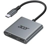 acer Lector de Tarjetas SD, UHS-II USB C 4.0 Adaptador de Tarjetas Micro SD Hecho de Aluminio, Card Reader Compatible con iPhone Serie 15/16, Galaxy S24 Ultra, MacBook Pro, Surface Pro