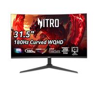 Acer Nitro 31.5 Inch WQHD 2560 x 1440 1500R Curved PC Gaming Monitor | AMD FreeSync | Up to 180Hz Refresh | 1ms VRB | Speakers | One Display Port 1.4 & Two HDMI 2.0 | XZ320QU S3bmiiphx