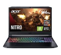 Acer Nitro 5 AN515-45-R21A - Laptop para juegos, procesador AMD Ryzen 5 5600H Hexa-Core | GPU NVIDIA GeForce RTX 3060 | Pantalla IPS FHD 144Hz de 15.6 pulgadas | DDR4 de 16 GB | SSD NVMe de 512 GB |