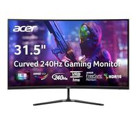 Acer Nitro ED320Q W0biip - Pantalla para Juegos (31,5", Full HD 1920 x 1080, 1500R, 16:9, Curvada AMD FreeSync Premium), frecuencia de actualización (240 Hz, 1 ms (VRB) 1 Puerto de Pantalla 1.4 y 2