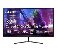 acer Nitro FHD 1920 x 1080 1500R Curved Gaming Monitor para PC | AMD FreeSync Premium | 240Hz | VRB 1ms | Montaje VESA | HDR10 | 1x puerto de pantalla 1.4 y 2x HDMI 2.0 | ED320Q X2bb mibb ipx
