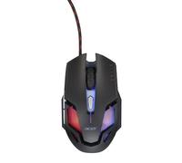 Acer Nitro Gaming Mouse III: Ratón óptico 6D para Juegos con Alta tasa de sondeo de 125 MHz | 7 Luces de respiración Coloridas con Logotipo LED y patrón | 6 Cambios Opcionales dpi (800-7200) | 6