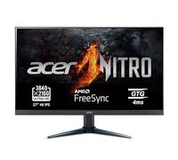 Acer Nitro Monitor Gaming 27" 4K UHD IPS, 60 Hz, AMD FreeSync | 3840x2160, HDR10, 4 ms GTG, HDMI 2.0 y DP 1.2, Soporte Ergonómico, Negro, para Gaming y Entretenimiento Diario