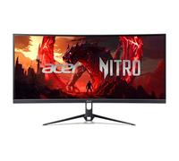 Acer Nitro - Pantalla de Juego Curvada UWFHD 2560 x 1080 1800R 29,5" | AMD FreeSync Premium | Frecuencia de actualización de hasta 200 Hz | 1 ms (VRB) | 100% sRGB | 1 Puerto de Pantalla 1.4 y 2