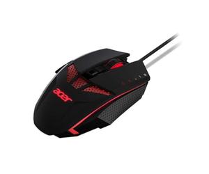 Acer Nitro - ratón (Mano Derecha, óptico, USB, 4000 dpi, 60 pps) Negro y Rojo.