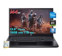 acer Nitro V 15 Gaming Laptop | 15.6 pulgadas FHD IPS 144Hz | Intel 8-core i5-13420H | 16GB DDR5 1TB SSD | GeForce RTX 4050 | USB-C Win11Pro retroiluminado con accesorio DLCA