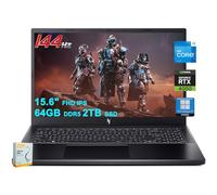 acer Nitro V 15 Gaming Laptop | 15.6 pulgadas FHD IPS 144Hz | Intel 8-core i5-13420H | 64GB DDR5 2TB SSD | GeForce RTX 4050 | USB-C Win11Pro retroiluminado con accesorio DLCA