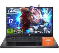 acer Nitro V 15 - Laptop para juegos, 15.6 pulgadas FHD IPS 144 Hz, Intel 10-i7-13620H, licencia de por vida de oficina, DDR5 de 64 GB, SSD de 1 TB, GeForce RTX 4060, Wi-Fi 6, teclado retroiluminado
