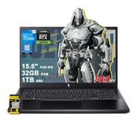 acer Nitro V 15 - Laptop para juegos de 15.6 pulgadas FHD IPS 144Hz Intel Octa-core i5-13420H 32GB RAM 1TB SSD GeForce RTX 4050 retroiluminado USB-C Win11Pro con accesorio ICP