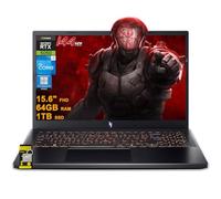 acer Nitro V 15 - Laptop para juegos de 15.6 pulgadas FHD IPS 165Hz Intel de 8 núcleos i5-13420H 64GB DDR4 1TB SSD GeForce RTX 5050 GDDR7 DLSS4 (hasta 440 tapas AI) Thunderbolt WiFi6 Win11Pro ICP Hub