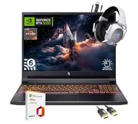 acer Nitro V 16 AI Creator Laptop, pantalla WUXGA de 40.6 cm, NVIDIA GeForce RTX 5050, AMD Ryzen 7 260 180Hz, 32GB RAM, 2TB SSD, WiFi 6, teclado retroiluminado, con cable HDMI Mytrix Assy Office