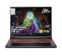 acer Nitro V 16 AI Gaming Laptop | 16 pulgadas WUXGA IPS 180Hz | AMD Hexa-Core Ryzen 5 240 | 32GB DDR5 2TB SSD | GeForce RTX 5050 8GB DLSS4 (hasta 440 tapas AI) | Teclado retroiluminado Win11 con