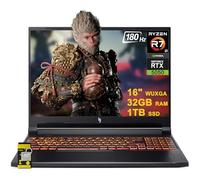 acer Nitro V 16 AI Gaming Laptop 16 pulgadas WUXGA IPS 180Hz AMD Zen 4 Octa-Core Ryzen 7 260 32GB RAM 1TB SSD GeForce RTX 5050 (hasta 421 tapas AI) retroiluminado Win11 con hub ICP