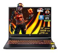 acer Nitro V 16 AI Gaming Laptop 16 pulgadas WUXGA IPS 180Hz AMD Zen 4 Octa-Core Ryzen 7 260 64GB RAM 2TB SSD GeForce RTX 5050 (hasta 421 tapas AI) retroiluminado Wi-Fi6E Win11Pro con hub ICP
