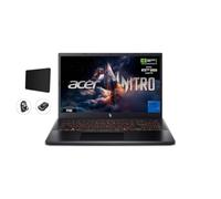 acer Nitro V Gaming Laptop, pantalla IPS FHD de 15.6 pulgadas, 165Hz, Intel i5-13420H, NVIDIA GeForce RTX 5050 con 8GB GDDR7 VRAM, 16GB RAM, 512GB SSD, BK, Win11H, negro obsidiana, accesorios TWE