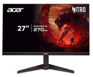 Acer Nitro VG270UZ1 - Monitor Gaming, 27 Pulgadas, WQHD, 270 Hz | 27 pulgadas (pantalla de 68,6 cm) WQHD, 270 Hz, 1 ms (VRB), HDMI 2.0, DP 1.4, FreeSync Premium, 99% sRGB, VESA