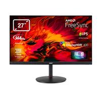 Acer Nitro XV2 Monitor, 69 cm (27"), ZeroFrame, FHD IPS 144Hz, FreeSync DisplayHDR 400 16:9 1ms(VRB), 400nits LED 2xHDMI, DP MM Audio out, USB 3.0, Pivot EURO/UK EMEA MPRII, Black, EcoDisplay