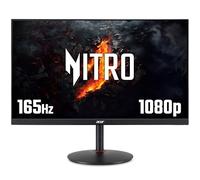 acer Nitro XV270Pbmiiprfx Monitor de Juegos Full HD de 27 Pulgadas (Panel IPS, FreeSync, 165Hz (OC), 1ms, HDR 10, Altura Ajustable, DP, HDMI, Negro)