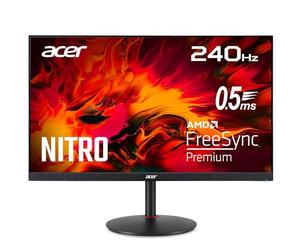 Acer Nitro XV272U W2, Monitor Gaming 27" WQHD LED (2560x1440, 16:9, 400 Nits, Tiempo de Respuesta 0.50 ms (VRB), 240Hz FreeSync Premium, 2xHDMI 2.1/1xDP 1.4), Monitor PC, Color Negro