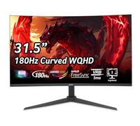 Acer Nitro XZ2 XZ322QU V3, Monitor Gaming Curvo 31,5" WQHD 180 Hz (2560x1440, 16:9, 400 Nits, Tiempo de Respuesta 1 ms (VRB), AMD FreeSync, 1xHDMI, 1xDP 1.4), Monitor PC, Color Negro