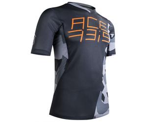 Acer ombat MTB Jersey, negro-gris, tamaño S para Hombres