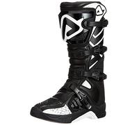 Acerbis X-Team Botas de Motocross, Negro/Blanco, Talla 43