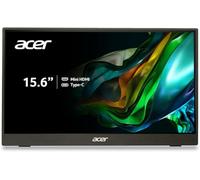 acer PM1 Monitor portátil FHD de 15.6 Pulgadas | Panel IPS | Diseño Ultrafino y Ultraligero | Mini HDMI x 1 y USB Tipo C x 2 entradas