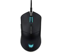 Acer Predator Cestus 330 - Ratón para juegos con sensor PixArt 3335, ajustes de DPI ajustables, 16,8 millones de combinaciones de iluminación de color RGB y NVIDIA Reflex