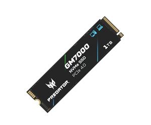 acer Predator GM7000 SSD de 1 TB, PCIe Gen4x4 NVMe M.2 SSD con caché DRAM, hasta 7400 MB/s, unidad interna de estado sólido PCIe 4.0 para expansión de almacenamiento PS5