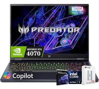 acer Predator Helios Neo 14 Gaming AI PC Laptop, GeForce RTX 4070 Graphics, 36.8 cm WQXGA (2560x1600, 100% sRGB, G-SYNC), Intel 16-core Ultra 7 155H, RGB Backlit, W/128GB PSD, Win11 PRO (16GB|2TB SSD)